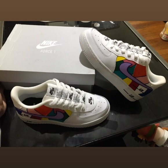 NIKE Other - Custom Air Force 1’s (Double Air low tops)
